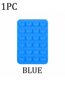 3/5Pcs Multi-Purpose Square Silicone Suction Cup Mobile Phone Holder, 24-Hole Suction Cup With Strong Adhesiveness, 1/10/20/30/40/50/60Pcs,Suitable For Various Scenarios To Prevent Phone Falling, Used For Video, Vibration, And Self-Portrait Phone Accessories