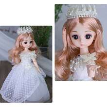 1PC 30cm/11.8inch Doll Set, Comes With Clothes, Shoes, And Accessories, Girl Toy Surprise Doll With Dress Fashion Pink Party Gift For Birthday, Exquisite Makeup, The Ideal Choice For Christmas And Halloween Gifts