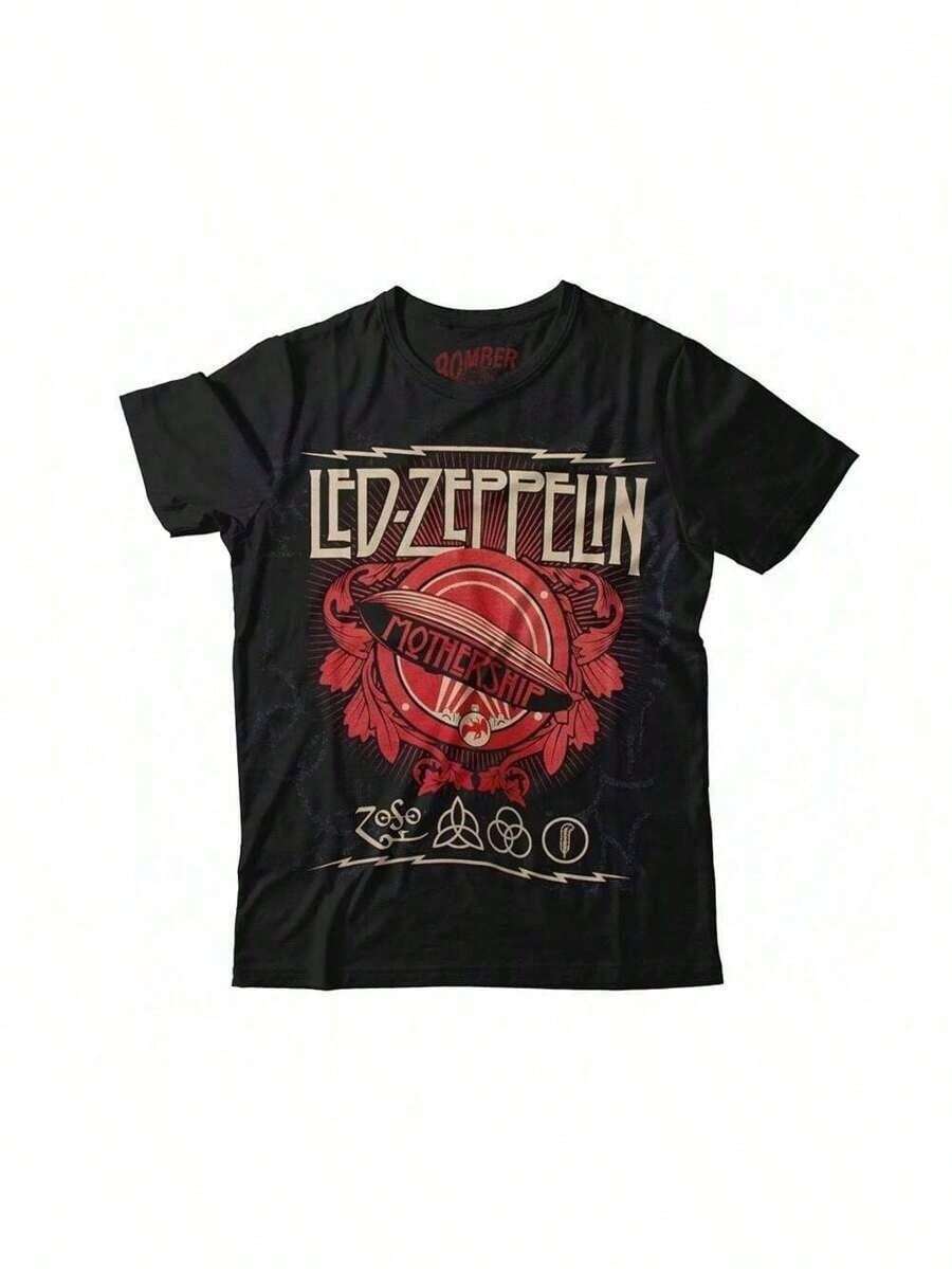 Plus Size T-Shirts Musical Band Rock Mothership Stylish Shirts - Immediate Shipping - Black - View 1