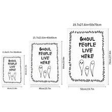 Set Of 3 Cute Ghost Halloween Wall Art Prints, Pink Aesthetic Ghost Poster Set For Bedroom, Living Room, Entryway, Holiday Hosting Decor, Halloween Sign Art For Girl Room Decor, Unframed Canvas Printable Wall Decor, Halloween Fall Autumn Home Decoration, Home Decor Living Room, Pink Halloween Decor