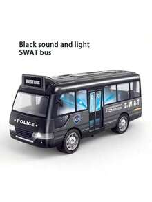 1 Pc School Bus Toys Cars Die Cast Plastic Little Cars City Bus With Sound And Light Up Friction Powered Cars Play Toys Gift For Kids,Back To School - Multicolor - View 7