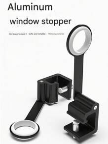2pcs Adjustable Window Locks, Easy To Install Without Drilling, Removable Window Stopper Handle, Furniture And Door Latch Fixers, Home Security Window Locks, Drill-Free Casement Window Limiter, Aluminum Alloy Window Lock Clasp