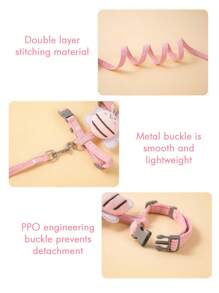 New Cartoon Bee Design Dog/Cat Harness Leash, Pet Supplies