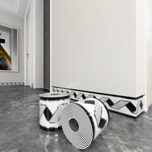 Cycleader 1卷加厚自粘踢脚线墙贴墙腰线装饰贴纸个性贴纸墙贴