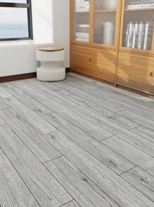 1 Roll Gray Wood Grain Self-Adhesive Floor Sticker, Waterproof Anti-Slip Removable Wallpaper, Thickness: 0.0147in, Suitable For Bathroom, Living Room, Bedroom, Kitchen, RV, Size: 17.7/11.82 X 118/197/394 Inch Room Decor Home Decor Wall Decor Bathroom Decor Bedroom Decor Room Decoration Stuff Living Room Decor House Decor Home Decor Living Room Wall Paper Wallpapers