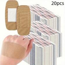 50pcs Extra Large Bandages - Breathable Wound Pads, Suitable For Outdoor First Aid And Sports Injuries, Emergency Wound Dressing, Using Low-Allergenic Adhesive, Providing Strong Protection For Daily Care, Can Be Put In First Aid Kit - Brown - View 10