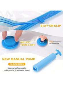 10/6/5/1pc Summer Travel Vacuum Seal Bags, Waterproof Vacuum Storage Bags, Transparent PVC Vacuum Bags, Large Capacity Clothing Organization And Storage Vacuum Bags, Space Saving Storage Solution, Large Capacity Vacuum Storage Bags, Home Clothing Sorting Bags, Storage Bags, Travel Vacuum Storage Bags, Mildew & Dust Proof Vacuum Storage Bags For Bedding, Clothes, Shoes, Underwear