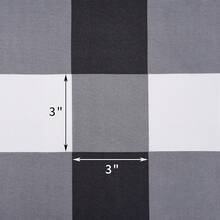 Best Season 4 Piece Bed Sheet Set - Full Size - Soft Microfiber Bedding Sheet Set, Deep Pocket, Stain, Fade & Wrinkle Resistant (Plaid Black & White), Luxury Comfortable - 格子黑色 - 查看 5