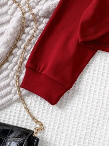 Conjunto de 3 piezas para niña: Suéter informal de manga larga, camiseta estampada y pantalones, para primavera/otoño