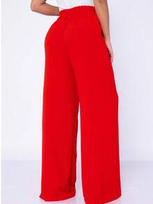 CALÇA PANTALONA NO TECIDO DUNA