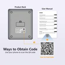 Ernährungsskala, digitale Lebensmittelwaage für Gewichtsverlust, Kalorienzähler Waage, Essensvorbereitungswaage und Gewichtsverlust Waage (Batterien nicht enthalten)