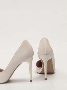 2025秋冬复古欧美性感夜店细高跟鞋，女士超高跟尖头镂空高跟鞋，优雅