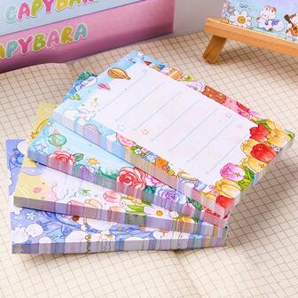 Dreamland Garden Sticky Notes, Student Memo Pad, Suitable For Home, Office And School Message Board