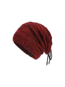 男士针织帽/手套/围巾三件套，秋冬季保暖针织帽