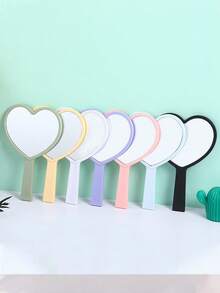 Herzförmiger Reisespiegel - Eleganter tragbarer Schminkspiegel, kompakter Schminkspiegel für Frauen und Mädchen, perfektes Valentinstags-Geschenk, Jahrestags-Geschenk, Brautjungfern-Geschenk, Geburtstagssurprise, süße Badezimmer-Deko, Schlafzimmer-Kommode-Accessoire, Sommer-Urlaubsutensilie, romantisches Hochzeitsgeschenk, süße BFF-Geschenkidee, Paar-Geschenk, Geschenk für Fernbeziehung, Muttertagsandenken, BFF-Geschenk