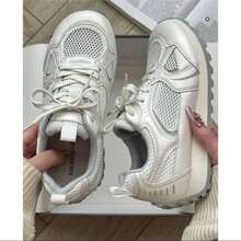 Women Casual Athletic Shoes - 銀色 - 查看 5