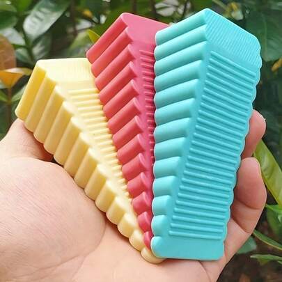 2 piezas Tope de puerta a prueba de viento, cuña de puerta creativa sin taladro, tope de puerta de del hogar para evitar pellizcos