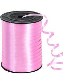 1 Roll, 250 Yard Pink Curling Ribbon For Gift Wrapping, Balloon String, Wedding, Birthday, - Metallic Shiny " Ribbon For Bouquets And Flower Wrapping Paper Valentine DAY, Valentines Wedding, Birthday - Pink - View 11