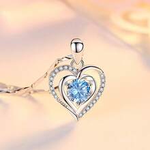 Kids Fine Necklaces - White Diamond Single Pendant [without Chain] White Gold - View 3