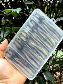 10pcs Soft Silicone Fishing Lures, 8cm T-Tail Swimbait With Sharp Hooks, Suitable For Bass, Freshwater And Saltwater Fishing - Mixed Colors, PVC Material, Great For Offshore Fishing And Jig Bait Techniques, Fishing Lures