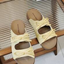 Women Flat Sandals - 黃色 - 查看 2