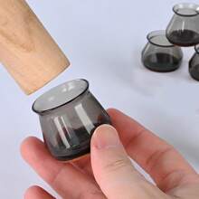 4/8/16/24pcs Non-Slip Clear Chair Leg Covers With Felt, Large Round Chair Floor Protectors, Silicone Chair Leg Floor Protectors, Table Mats, Chair Mats, Small Gadgets For Restaurant, Hotel, Cafes