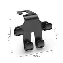 1 pieza Ganchos versátiles de almacenamiento para asiento de coche para una organización eficiente, ganchos pequeños duraderos para accesorios de coche, solución de almacenamiento perfecto para el coche para maximizar el espacio y minimizar el desorden, ideal para viajes por carretera y viajes diarios, mejora el interior de tu vehículo con ganchos funcionales y elegantes