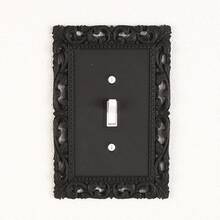 1件3D打印开关面板盖，深色巴洛克风格。墙面装饰，无需电力，无需电池。适用于客厅、卧室、酒吧、主题餐厅、艺术工作室 - 彩色 - 查看 10
