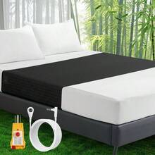 Grounding Sheets, Grounding At For Bed 90 Rayon Derived From Bamboo 0 Silver Fiber Grounded Earth Sheets For All Attress Sizes Queen Cal King Win Full, With Outlet Ester 04"X24"(Grey) - 黑色 - 查看 1