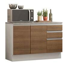 MADESA Baker's Racks - White and Brown - View 2