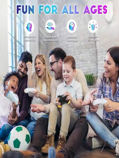 1 pieza Máquina de juego Whack-A-Mole con rueda de estrella, múltiples modos de juego, interacción de sonido y luz, desafío de fiesta, juguete de lógica y alivio del estrés, regalo de cumpleaños para niños y niñas, recuerdo de fiesta de Halloween, regalo de regreso a clases (baterías no incluidas)