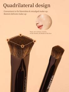 MAANGE 2/3/5/7/11/12pcs Skin-Friendly Super Soft Professional Travel Makeup Brush Set, Includes Face Brush, Powder Brush, Foundation Brush, Concealer Brush, Contour Brush, Nose Brush, Highlighter Brush, Detail Brush, Made Of High-Quality Synthetic Hair, Comfortable And Versatile For Home Or Travel Use