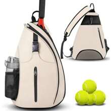 Pickleball Rackets Backpack For Men Women Sports Reversible Pickleball Paddle Bag Tennis Racquetball Badminton Travel Sling Bag