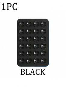 3/5Pcs Multi-Purpose Square Silicone Suction Cup Mobile Phone Holder, 24-Hole Suction Cup With Strong Adhesiveness, 1/10/20/30/40/50/60Pcs,Suitable For Various Scenarios To Prevent Phone Falling, Used For Video, Vibration, And Self-Portrait Phone Accessories