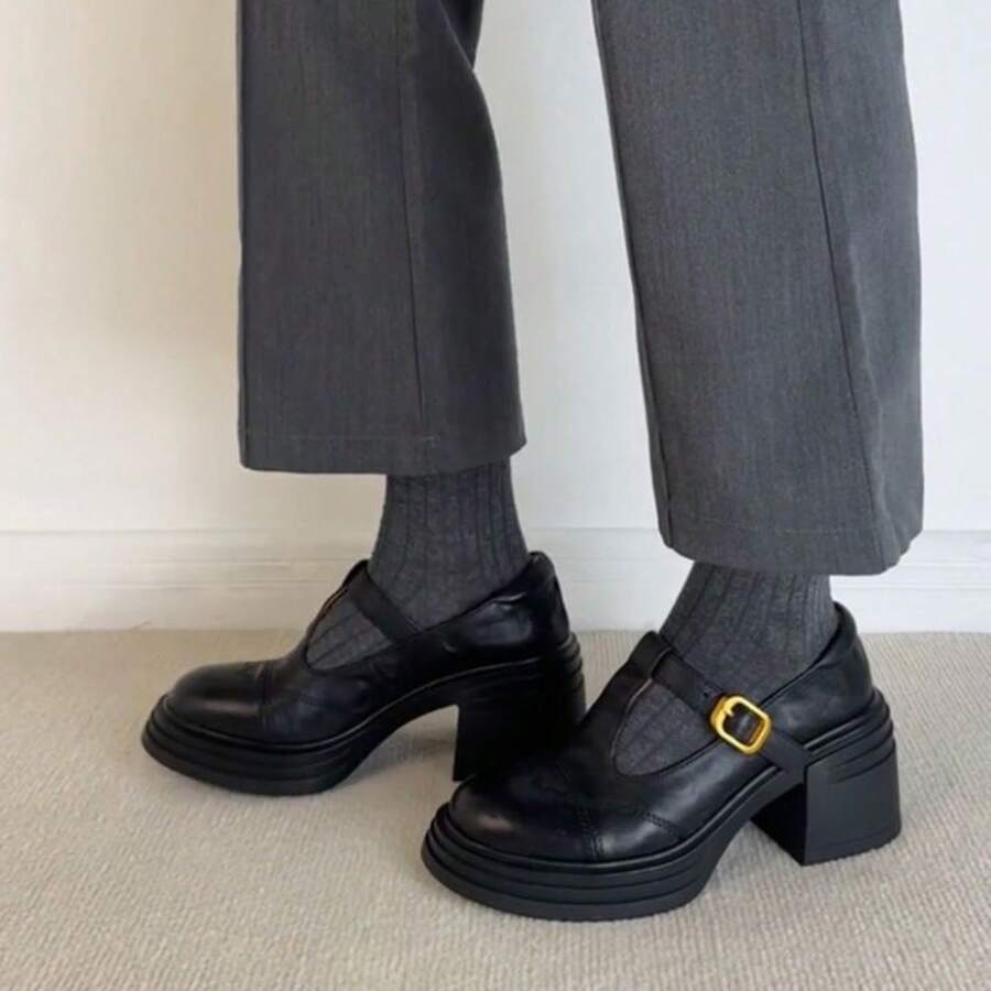 Women Heeled Sandals - 黑色 - 查看 1