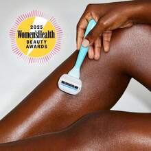 Flamingo Moisture Plus Women'S Razor Set - Razor Handle, 4 Blade Refills, Shower Holder - Fig - Quả sung - Xem 8