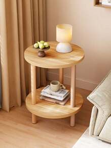 1pc Narrow Side Bedside Cabinet, Multipurpose Slim Side Table, Modern Minimalist Design