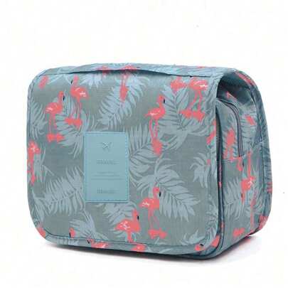 1pc Flamingo Print Makeup Bag With Hook Makeup Travel Toiletry Organizer Essentials Gifts Storage Zipper Accessories Nail Bag, Room Decor, Bags, Makeup Bag, Vanity, Travel, Make Up Bag, Travel Essentials, Organizer, Storage, Travel Essential, Makeup Organizer, Makeup Bags, Toiletry Bag, Desk Organiser, Cosmetic Bag, Makeup Pouch, Make Up Organizer, Vanity Accessories, Make Up Pouch, Makeup Bags,Cosmetic Bag,Makeup Organiser,Travel,Makeup Pouch,Bag,Vanity,Make Up Pouch,Travel Essentials,Pouch Bag,Travel Essential,Vanity Accessories,Small Makeup Bag,Makeup Pouch,Cosmetic Bag,Travel Essential,Large Capacity,Large Makeup Bag,Christmas Gifts,Pouch,Travel,Gifts For Women,Women's Necessaire,Travel Essential,Pouch,Clutch / Small Handbag,Necessaire,Makeup Organizer,Makeup Organize,Pouch,Brush Holder,Mini Pouch,Large Capacity Pouch