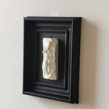 【3D浮雕裝飾畫】法式復古石膏藝術壁畫 歐洲建築羅馬柱雕塑牆飾 奢華客廳臥室背景牆裝飾 入伙禮品家居裝飾 - 黑色 - 查看 21
