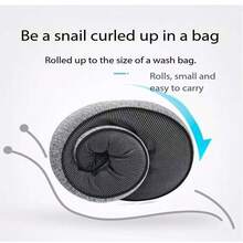 1PC人体工学U型记忆枕护颈旅行飞机颈枕办公室午休神器便携护颈枕神器同款热搜 - 彩色 - 查看 8