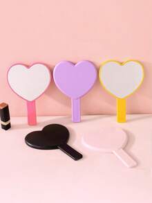 Herzförmiger Reisespiegel - Eleganter tragbarer Schminkspiegel, kompakter Schminkspiegel für Frauen und Mädchen, perfektes Valentinstags-Geschenk, Jahrestags-Geschenk, Brautjungfern-Geschenk, Geburtstagssurprise, süße Badezimmer-Deko, Schlafzimmer-Kommode-Accessoire, Sommer-Urlaubsutensilie, romantisches Hochzeitsgeschenk, süße BFF-Geschenkidee, Paar-Geschenk, Geschenk für Fernbeziehung, Muttertagsandenken, BFF-Geschenk