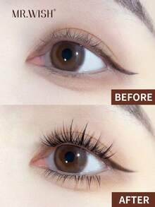 36pcs Glue-Free Animal Series - Double-Pointed Mini Sheep Horn Styled Everyday Cartoon Lashes, MR.WISH False Eyelashes - C - View 5