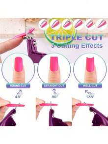 Magnetic Nail Clippers, Acrylic Nail Clippers, Artificial Nail Trimmer, Sharp Blade Manicure Pedicure Tool, Suitable For Salon And Home Nail Art, Adjustable Size Magnetic Nail Clippers For Acrylic Nails - Black Nail Clippers, Manicure Tools, Nail Care Supplies, Nail Clippers, Nail Art Tools - Black - View 6