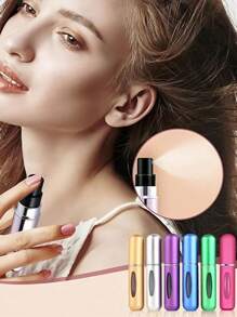 1 Piece Of Rose Red 5ml Refillable Perfume Spray Bottle, A Must-Have For Travel Home Decoration And Fragrance Lovers, Portable Travel Cosmetic Container, Mini Atomizing Spray Bottle, Valentine's Day Gift.