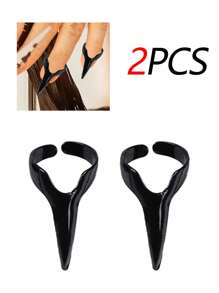 10/5/2pcs Black Alloy Hair Styling Tools Finger Ring Sectioning Clips Set, Hair Partition Shaping Device, Hair Accessory Decorative Rings, Hair Styling Tools, Slick Back Brush, Barber Accessories, Hair Dryer, Hair, Barber, Hair Tools, Hair Products,Hair Dryer,Hair, Accessories, Hair Products, Hair Tools, Hair Stuff, Hair Care, Curly Hair Brush, Barber, Barber Accessories, Hairdressing Equipment,Travel Essentials,Hairstyle,Hairdressing,Hair,Travel,Hair Products,Hair Tools,Hair Stuff,Barber,Barber Accessories,Barbershop,Hairdressing Equipment