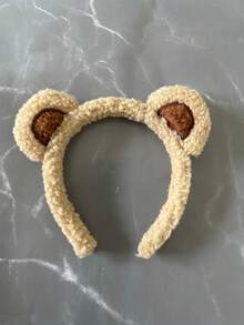 Tiaras de animais de desenho animado, orelhas de urso peludo, arco de cabelo, orelhas de rato de pelúcia, faixa de cabelo para lavar o rosto, acessório de cosplay - Multicolorido - Ver 5