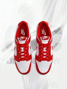 Dunk Low St. Johns (2025)– Men's Lifestyle Sneakers – Shoes For Man -Vintage-Spring & Summer-Inspired Running Shoes, Shock-Absorbing Comfort, Gym To Streetwear Casual Wear-Mother's Day Gifts-Father's Day Gift–HF5441 104 - 白/University Red-White - 查看 3