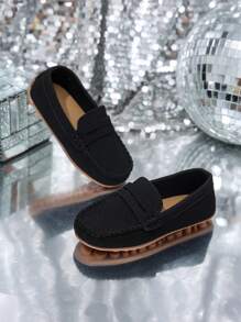 婴儿平底鞋 - 黑色 - 查看 4