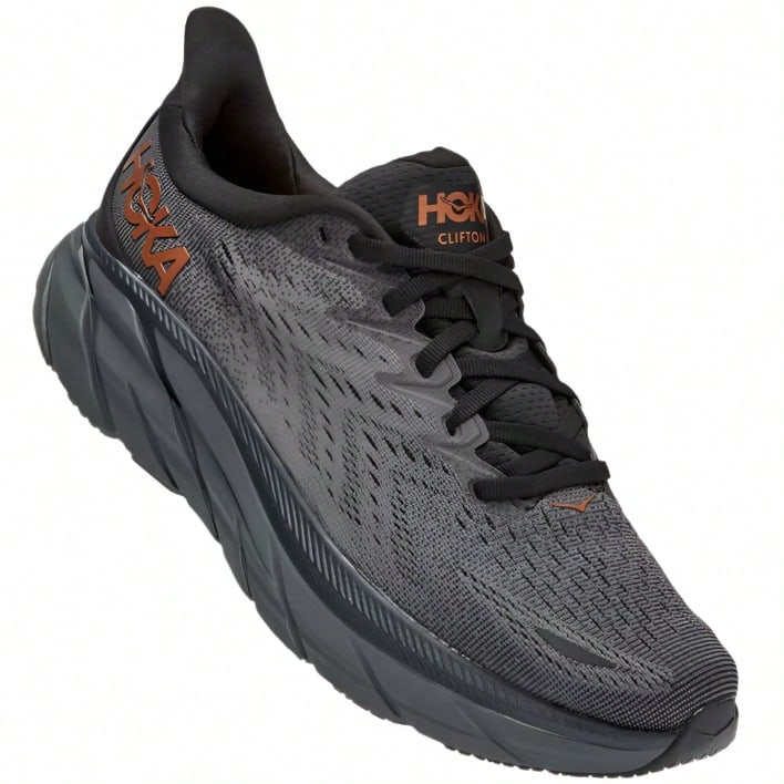 Hoka Women's Clifton 8 Athletic/Running Shoes, Various Colors - Than đá / Đồng - Xem 1