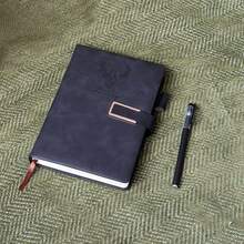 2 buc A5 360 pagini 2025 Vintage U-Clip Caiet creativ gros, jurnal student cu pix